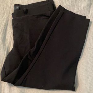 Torrid size 1 cropped ponte work pants